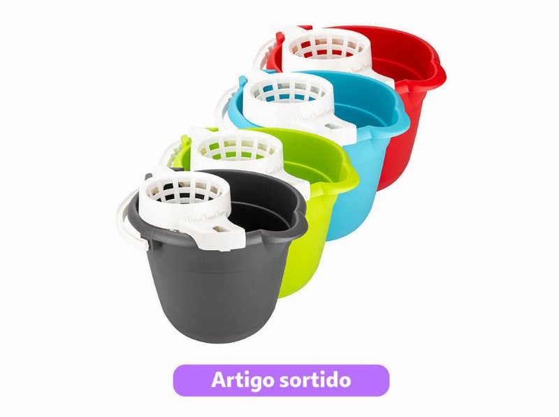 Balde Redondo Com Espremedor Fapil 12 l Cores Sortidas