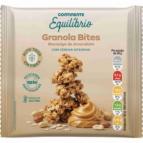 Granola Bites Manteiga De Amendoim Sem Glúten Sem Adição De Açúcar Continente Equilíbrio 50 gr