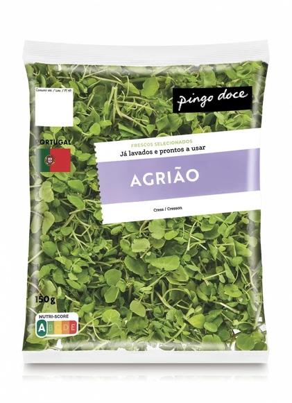 Agrião Embalado Pingo Doce 0.15Kg