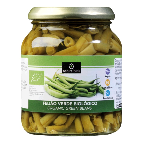Feijão Verde Cozido Sem Glúten Biológico 340 g