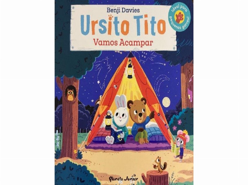 Livro Ursito Tito - Vamos Acampar