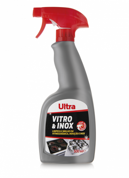 Spray De Limpeza Vitrocerâmica, Indução E Inox Ultra 0.5L