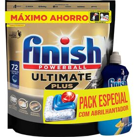 Conjunto Detergente Máquina Loiça E Abrilhantador Finish 1 Un