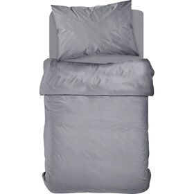 Conjunto Lençóis Microfibra 160X270Cm Cinza Kasa 1 Un