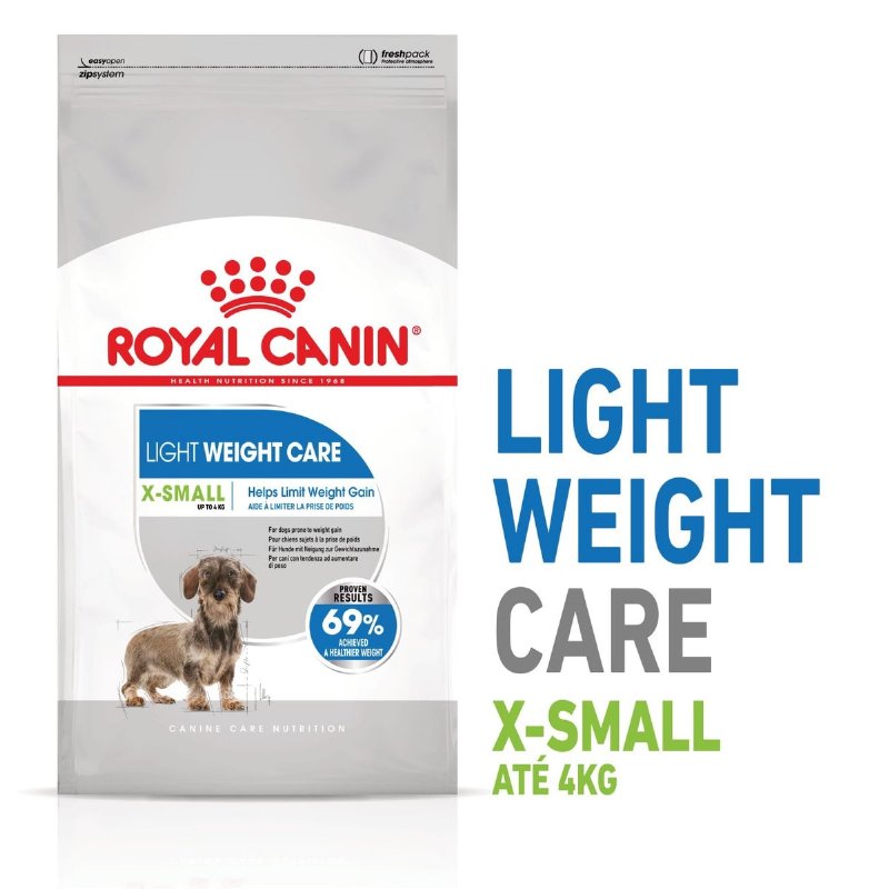 Alimento Seco Para Cão Light Weight Care Raças X-Small 1.5 kg