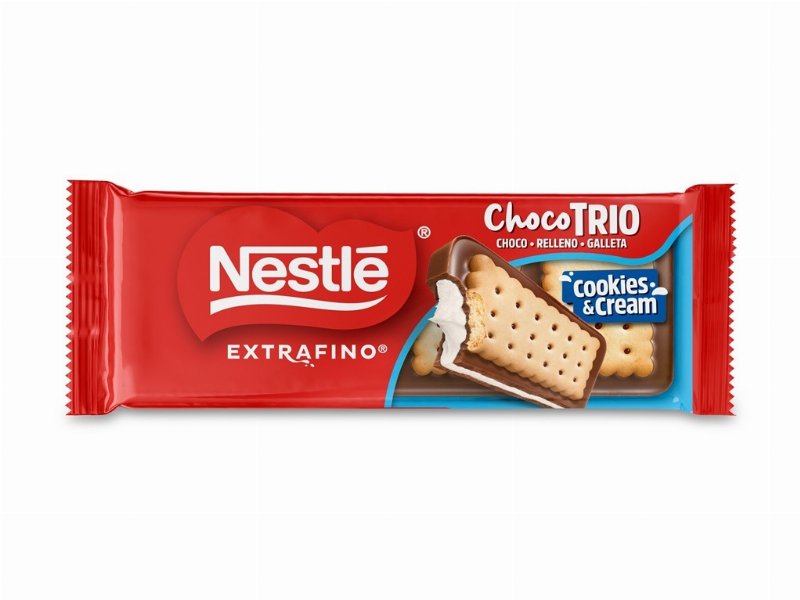 Tablete Chocolate Nestlé Choco Trio Cookies&Cream 90 g