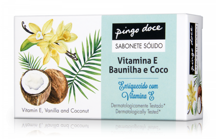 Sabonete Sólido Baunilha E Coco Pingo Doce 0.09Kg
