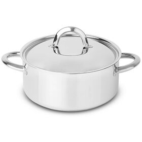 Caçarola Aço Inoxidável 32Cm Com Asas Kasa