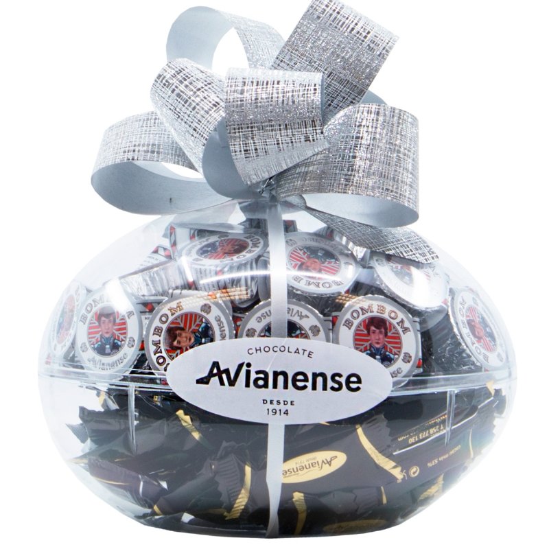 Ovo Com Bombons De Chocolate Preto 420 g