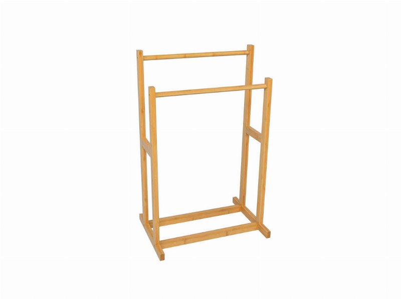 Suporte De Chão Para Toalhas Actuel Bamboo 75X47X33Cm