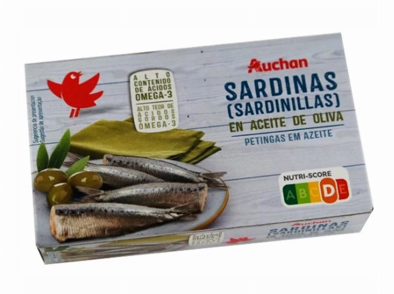 Petinga Auchan Em Azeite 88 g