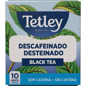 Chá Preto Descafeinado Saquetas Tetley 10 Un