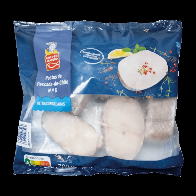 Postas De Pescada Do Chile N.º 5 Ultracongelado