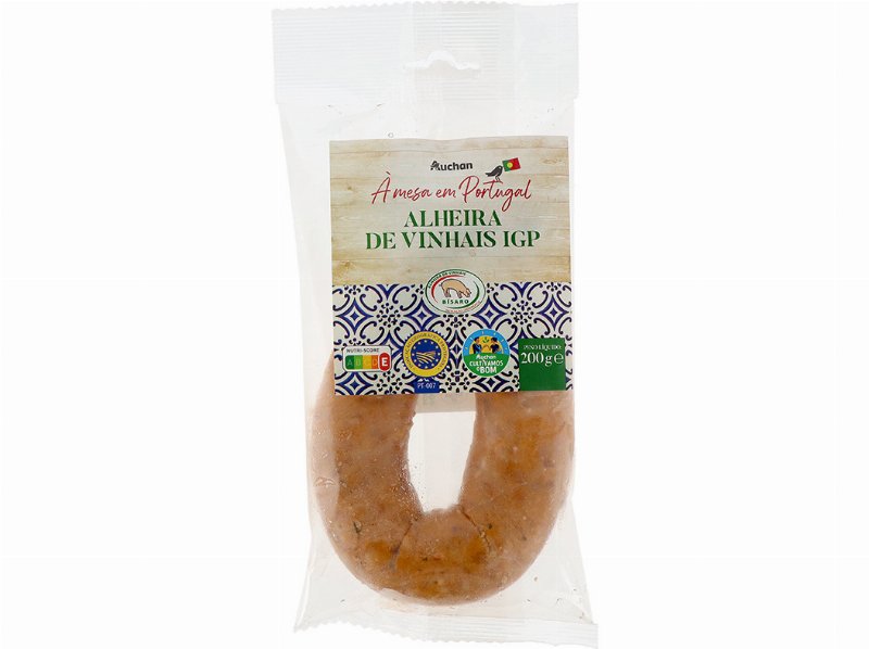 Alheira De Vinhais Igp Auchan À Mesa Em Portugal Cultivamos O Bom 200 g