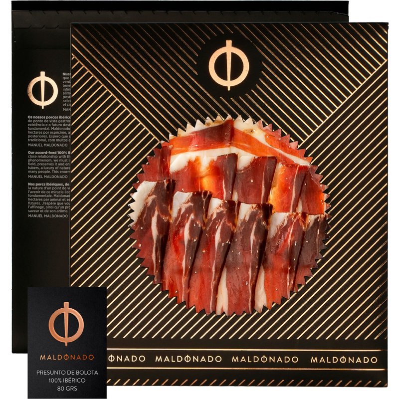 Presunto Bolota 100% Ibérico Cortado Á Mão 80 g