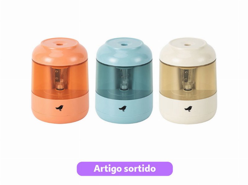 Apara-Lápis Elétrico Auchan 1 Entrada Cores Sortidas