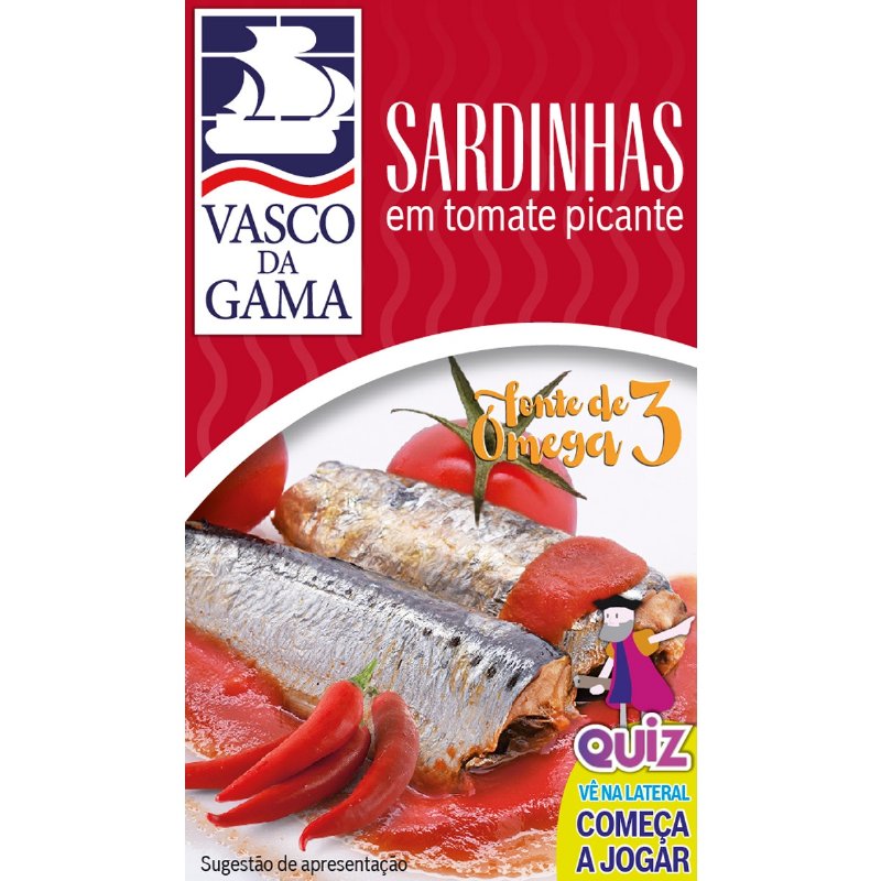 Sardinhas Portuguesas Em Tomate Picante 120 g