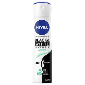 Desodorizante Spray Black & White Active Nivea 150 ml