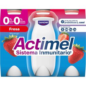 Iogurte Líquido Magro Defesas Morango Actimel Danone 600 gr (6 Un)