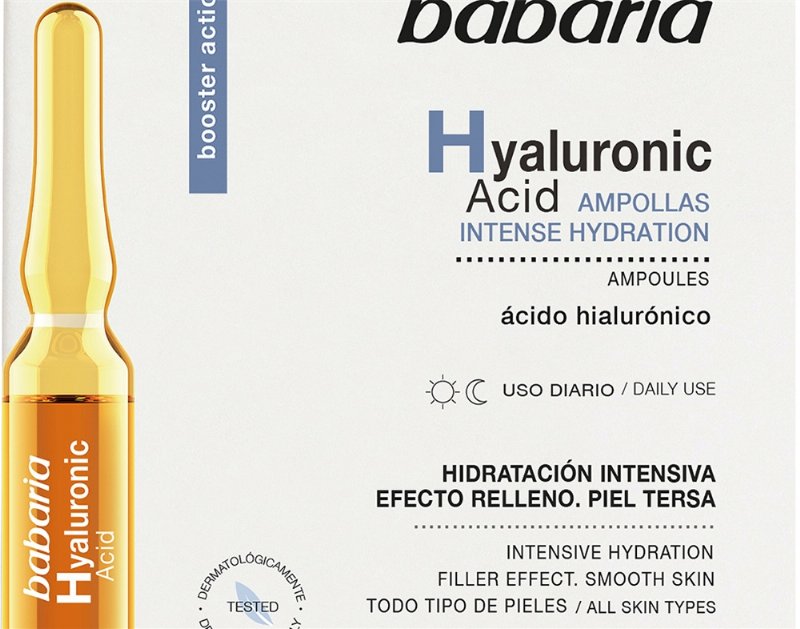 Ampolas Faciais Ácido Hialurónico Babaria 10 ml