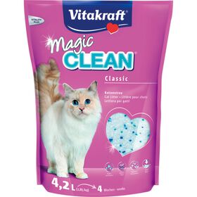 Areia Para Gato Magic Clean Vitakraft 1,85 kg / 4,2 l