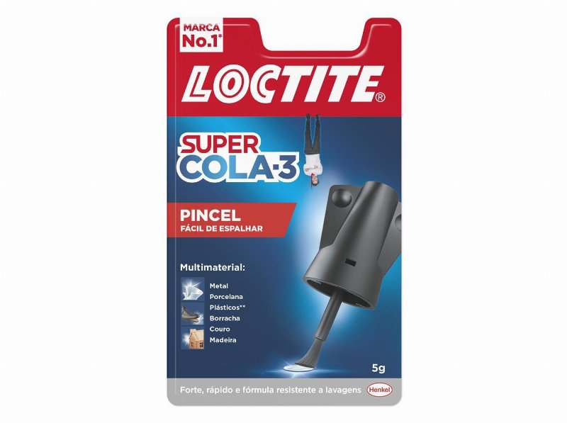 Super Cola 3 Loctite Pincel 5 Grande