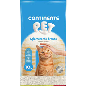 Areia Absorvente Aglomerante Perfumado Lavanda Pack Poupança Continente Pet 10 l