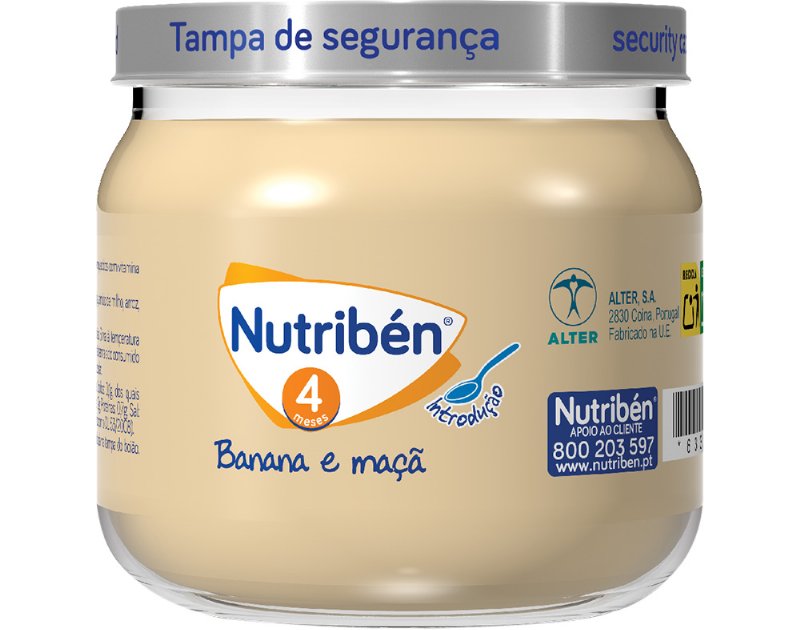 Boião Nutriben Banana E Maçã 120 g