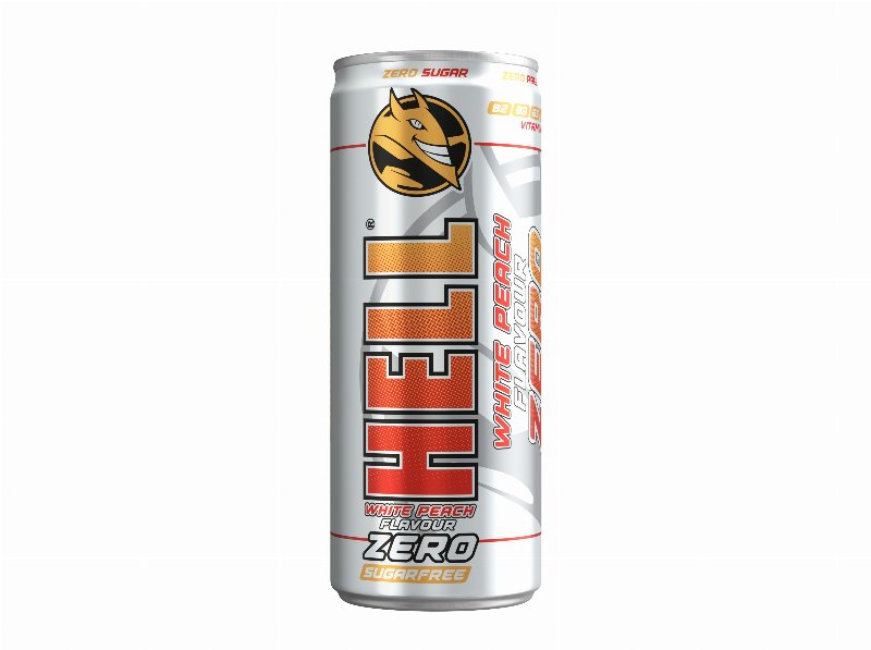 Bebida Energetica Hell White Peach Zero 250 ml (Sdr)