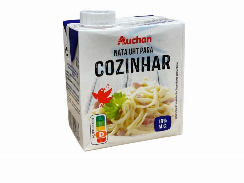 Nata Auchan Uht Para Cozinhar 500 ml