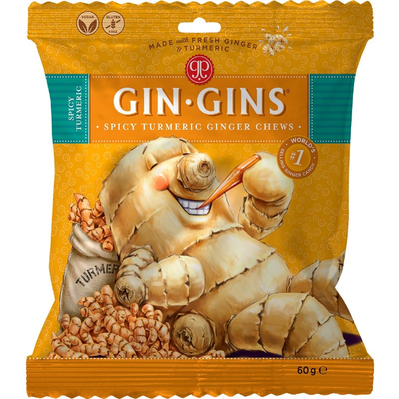 Caramelos De Gengibre E Curcuma 60 g