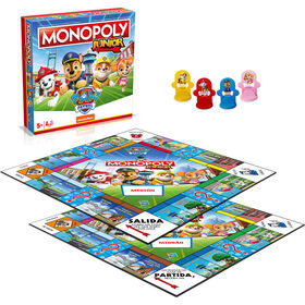 Patrulha Pata - Jogo De Tabuleiro Monopólio Júnior Paw Patrol
