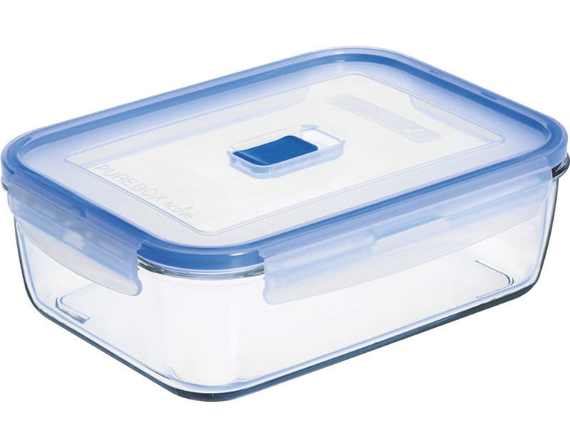 Caixa Rectangular Hermética Pure Box Active Luminarc 22X16Cm