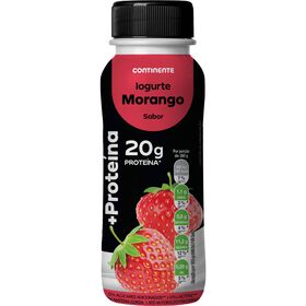Iogurte Líquido +Proteína Morango Continente 280 gr