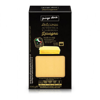 Massa Lasanha Pingo Doce 0.5Kg