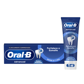 Pasta De Dentes Advanced Fortalecedora Esmalte Oral-B 75 ml