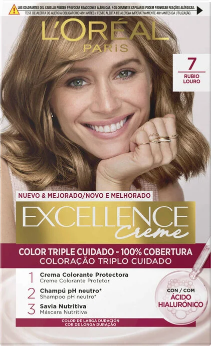 Coloração Excellence Loiro 7 Excellence L'oreal Paris 1Un