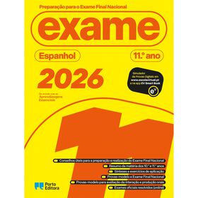 Preparação Para O Exame Final Nacional 2026 - Espanhol - Iniciação - 11.º Ano