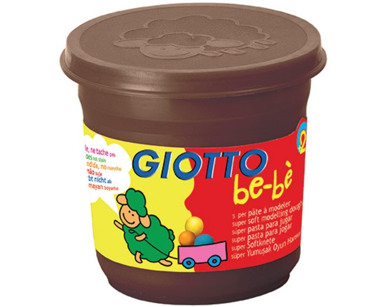 Pasta Modelar Giotto Be-Be Castanho 220 g
