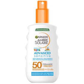 Protetor Solar Spray Sensitive Advanced Kids Fps 50+ Garnier Ambre Solaire 150 ml