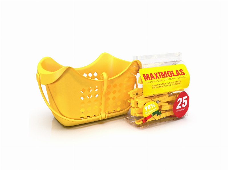 Cesto Neolar Plástico Com 25 Maximolas
