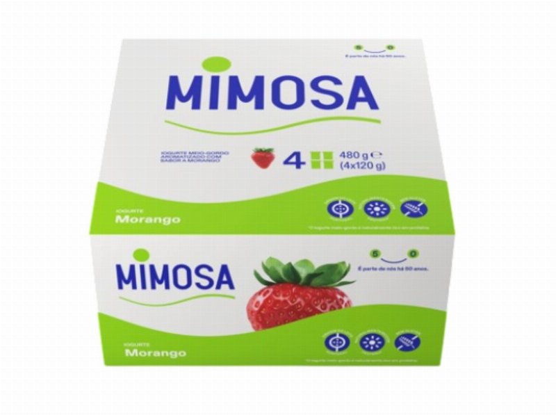 Iogurte Mimosa Aroma Morango 4X120 g