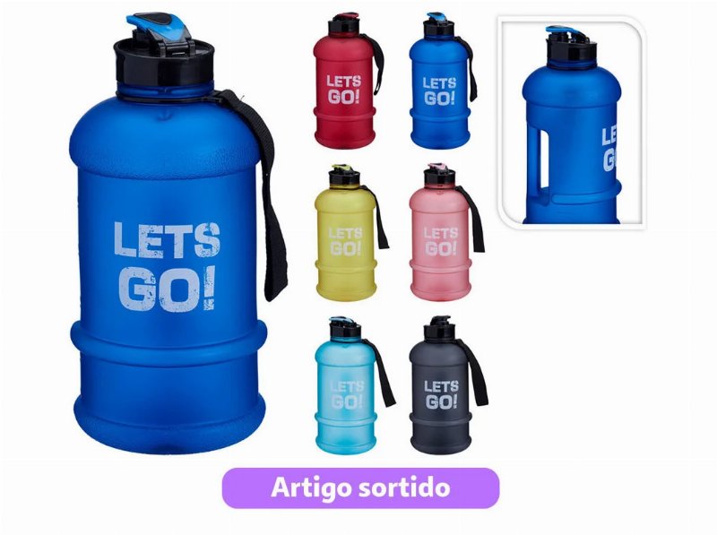 Garrafa Desportiva Mate 1300 ml Cores Sortidas