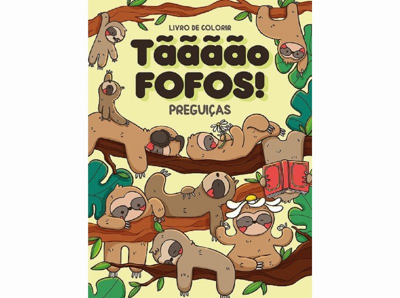 Livro Tãããão Fofos-Preguiças