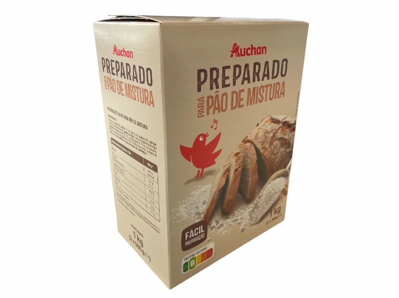 Farinha Auchan Preparado P/Pão De Mistura 1 kg