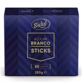 Açúcar Branco 50 Sticks Sidul 250 gr