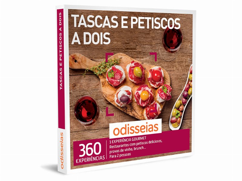 Pack Odisseias Tascas E Petiscos A Dois