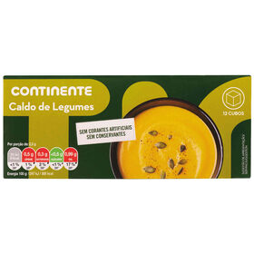 Caldo De Legumes Cubos Sem Glúten Continente 12 Un