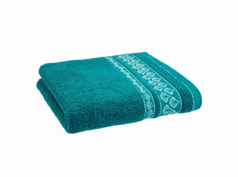 Toalha Mãos Barra Actuel Verde Oceano 450 g 50X100
