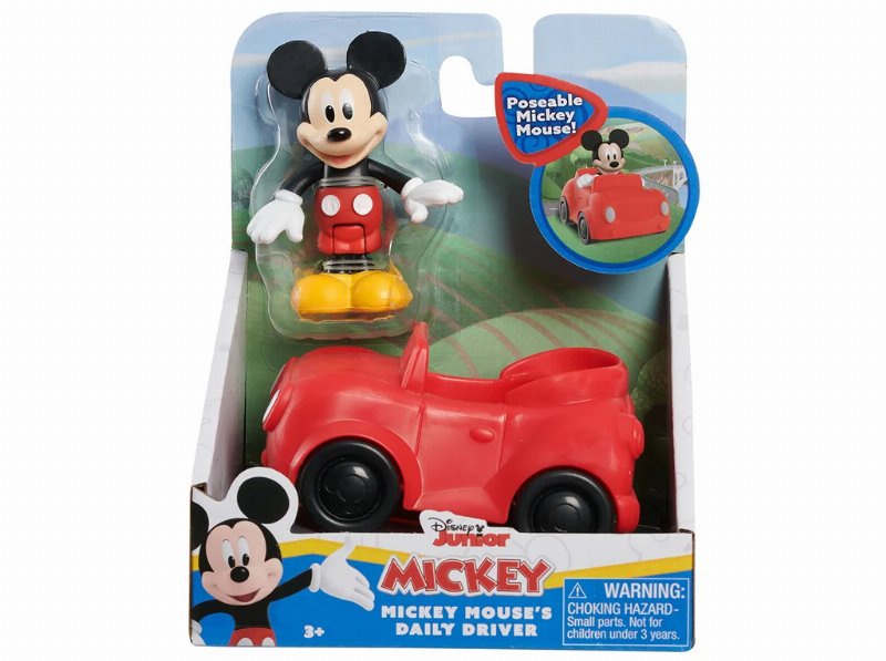 Veículo Com Figura Mickey Mouse Básico Modelos Sortidos